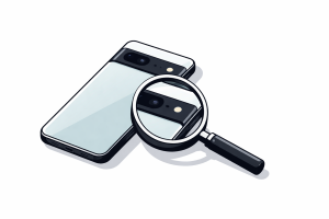 Leaked design render of Google Pixel 10a showing flat display and horizontal camera bar.