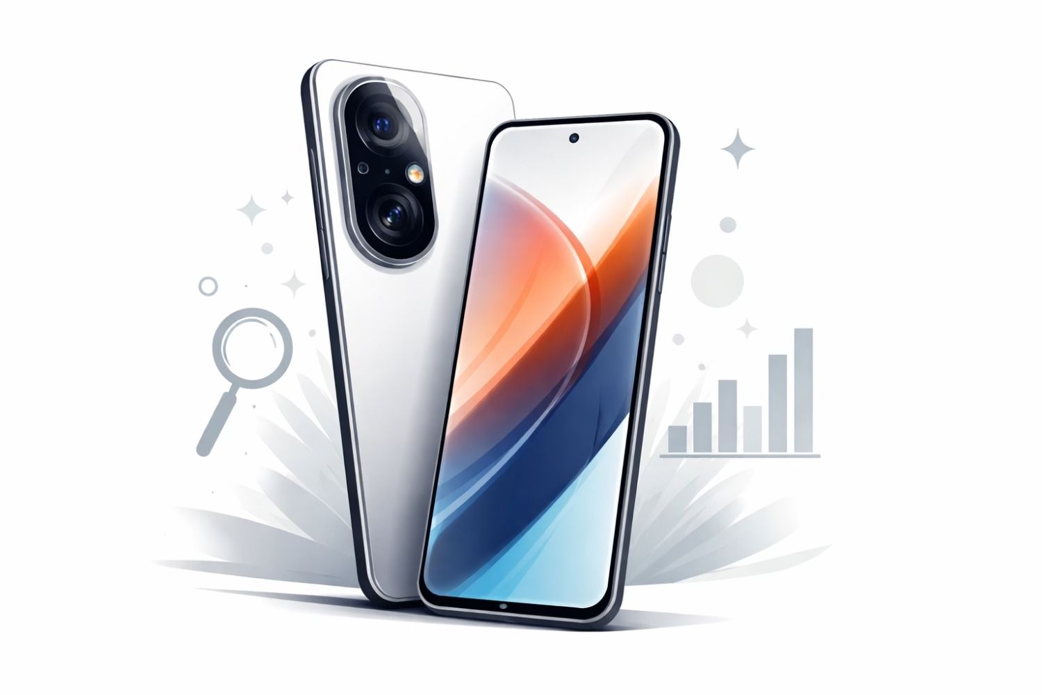 iQOO 15R smartphone showing rear camera module and front AMOLED display on a clean background